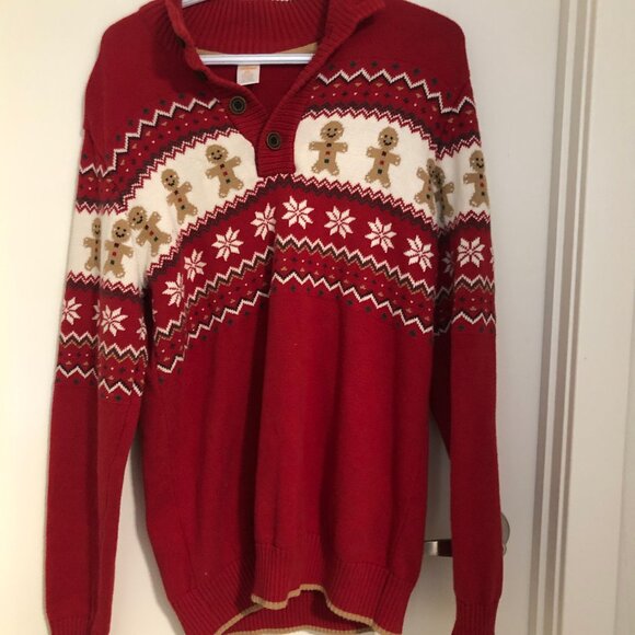 Red Mens Christmas Vest - Picture 1 of 2